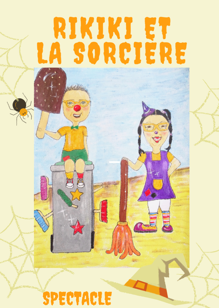 L'affiche du spectacle "Rikiki et la sorcière"